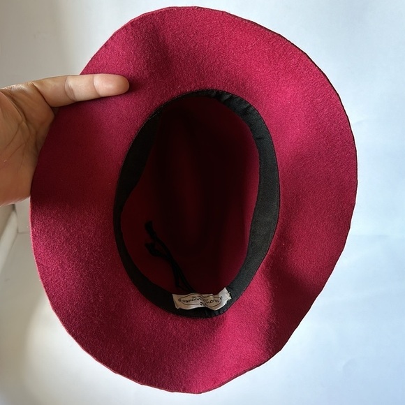 MUCHE ET MUCHETTE Burgundy Wool Hat - Picture 6 of 8